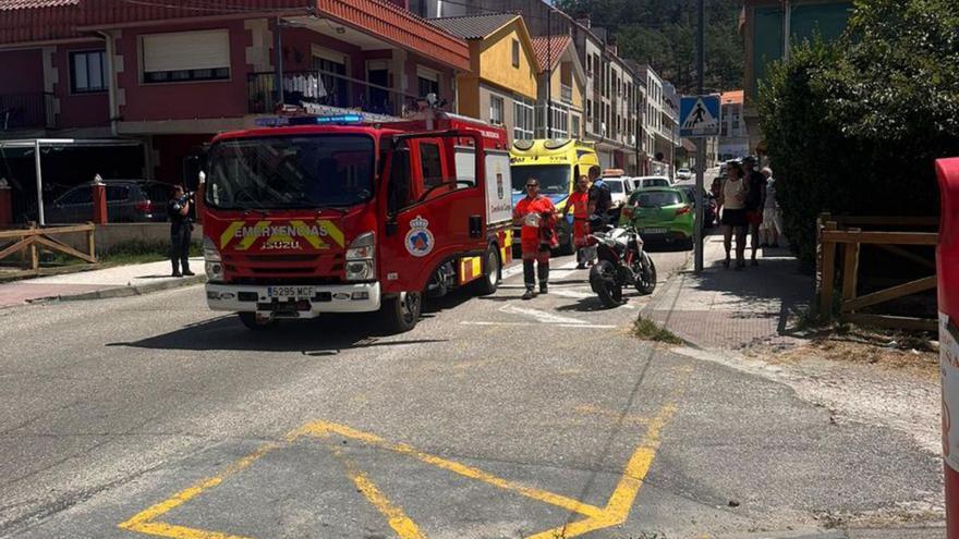 Un herido leve en un accidente en Vilariño