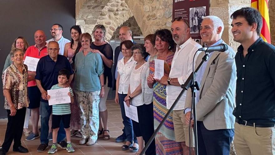 Justícia ret homenatge als represaliats pel franquisme del Pla de l’Estany