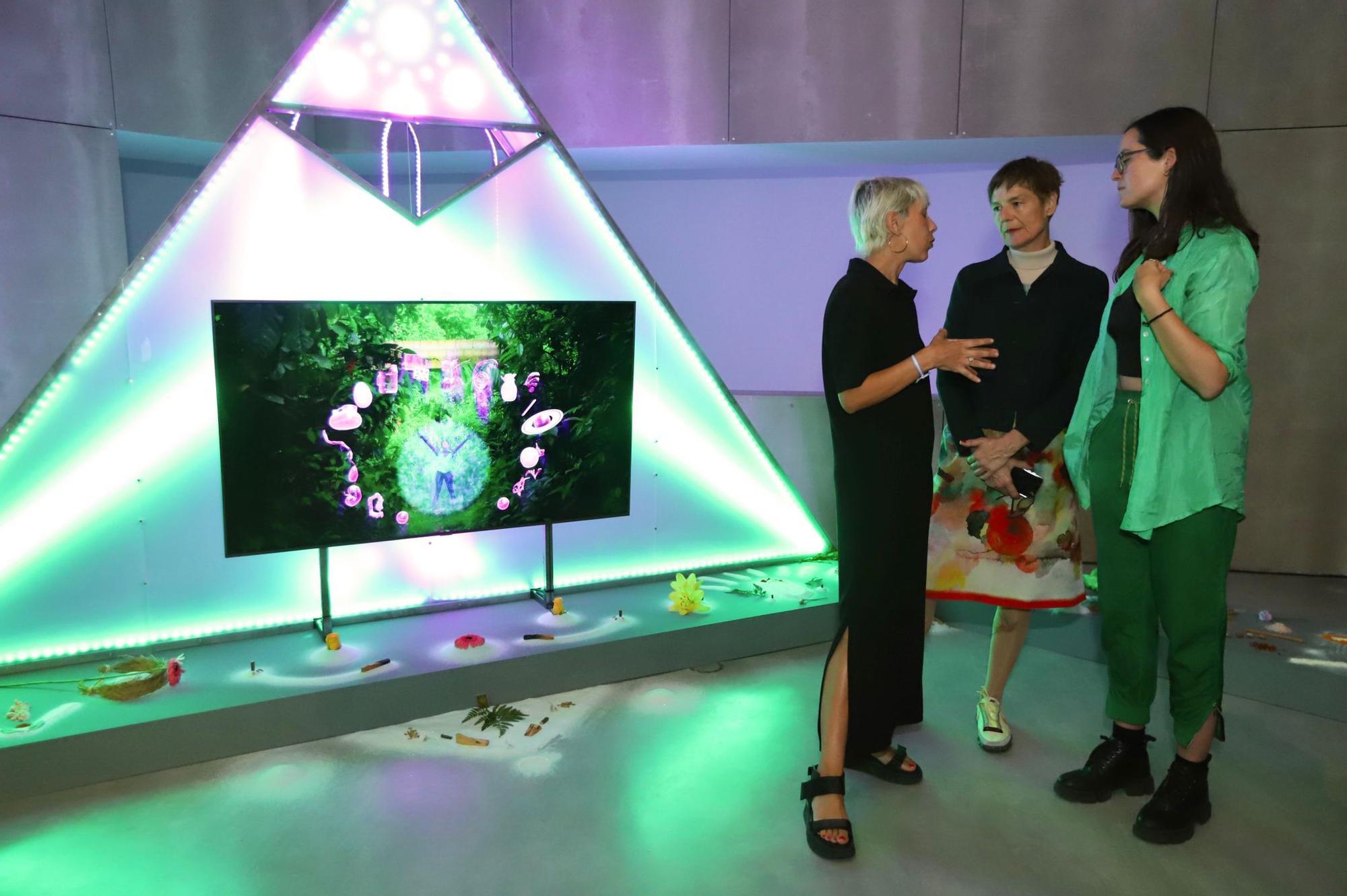 La exposición 'Matrix Vegetal', una intervención artística fuera de concurso del Festival Flora, en imágenes