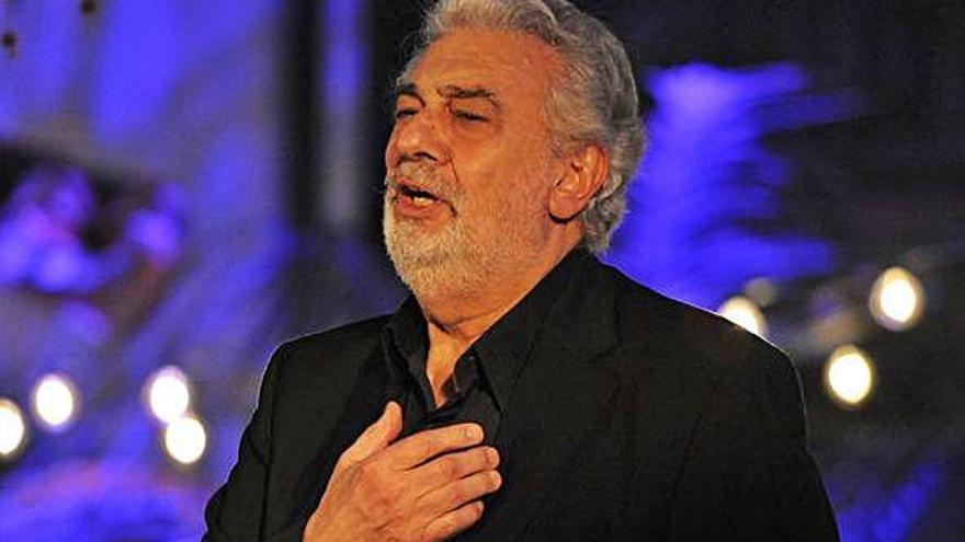 El tenor Plácido Domingo.