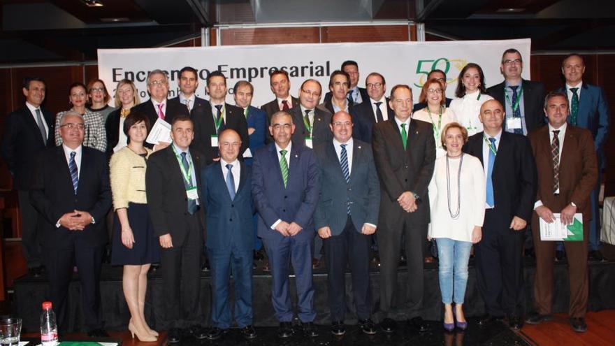 El presidente de la Comunidad, Pedro Antonio Sánchez, hizo estas declaraciones durante la clausura del encuentro empresarial de Caja Rural Regional.