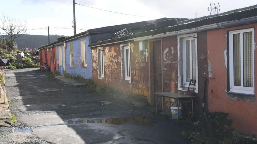 Una vivienda en el barrio municipal de O Campanario, en O Portiño.   | // VÍCTOR ECHAVE