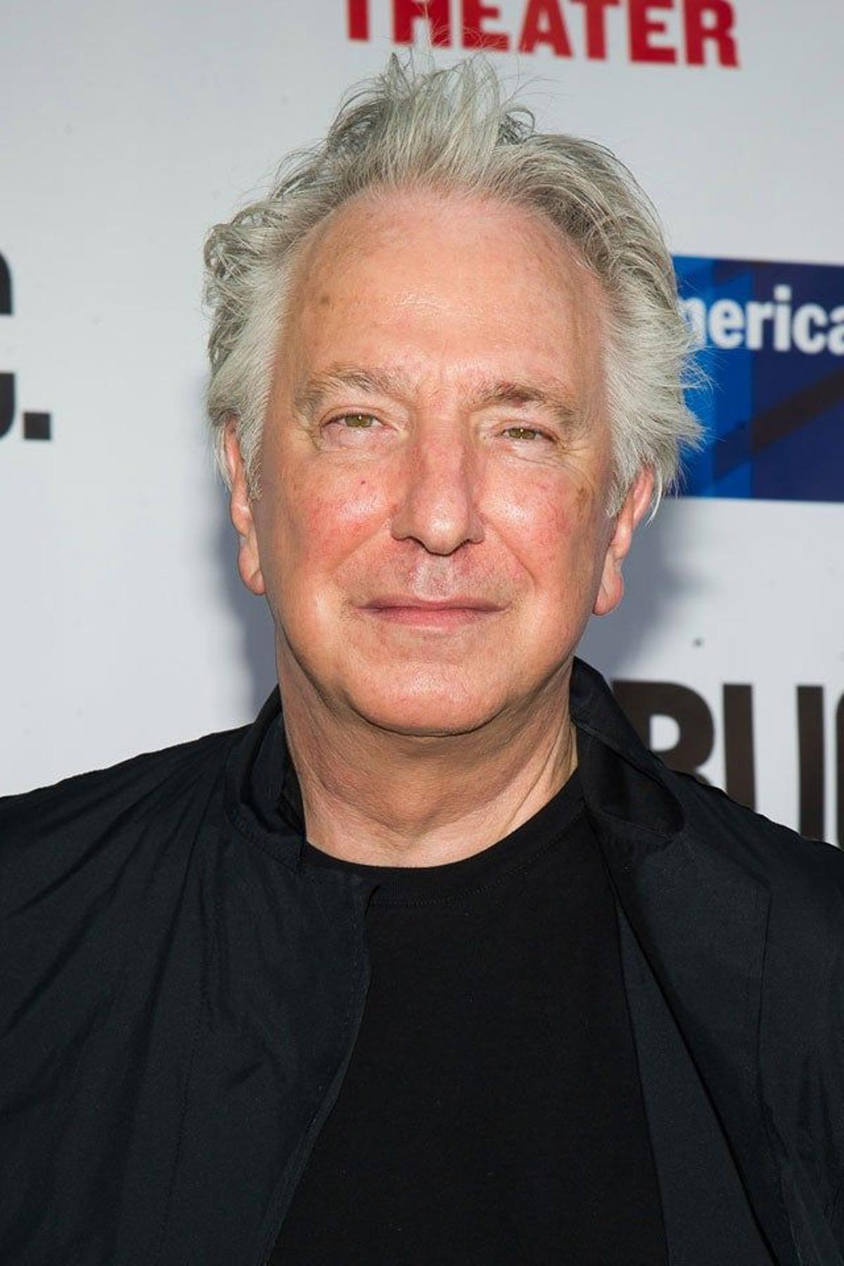 Alan Rickman en la gala anual del Public Theater en Nueva York