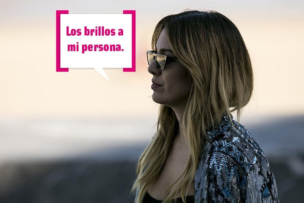Blanca Suárez posando en la playa