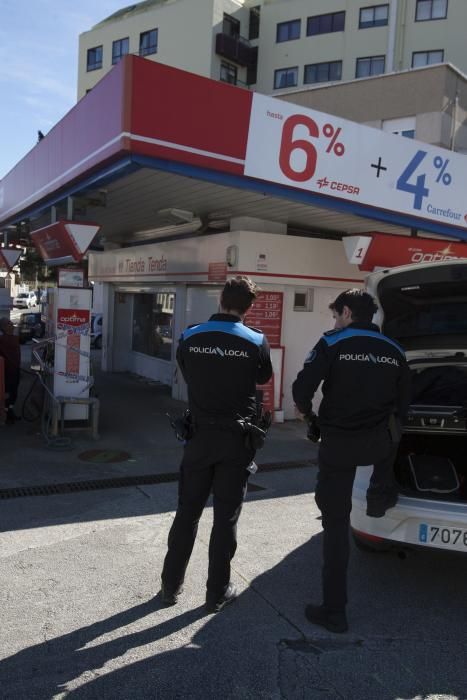 Inspección en la gasolinera de Santa Cruz