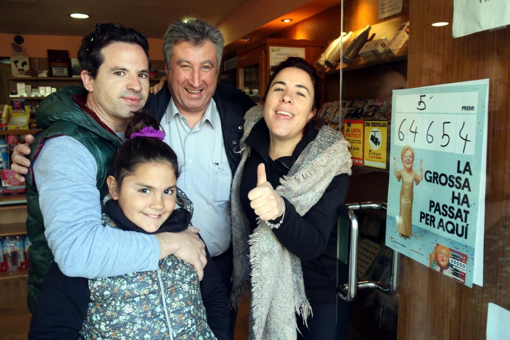 Alegria pels premis de la Grossa de Nadal - Diari de Girona