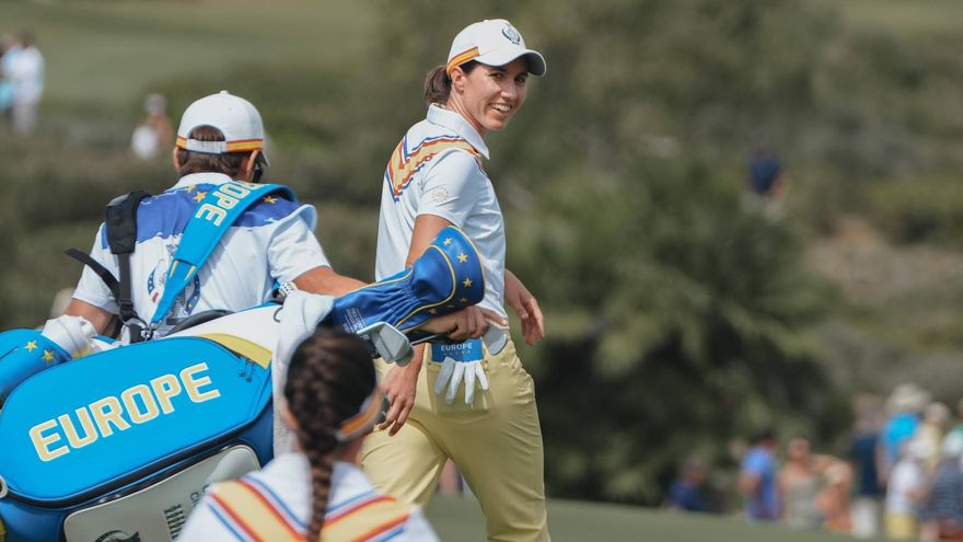 Estados Unidos resiste al despertar europeo en la Solheim Cup de Casares