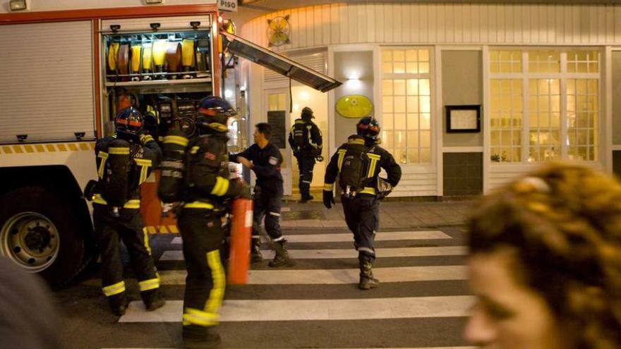 Segundo incendio este año en un bar de Gijón