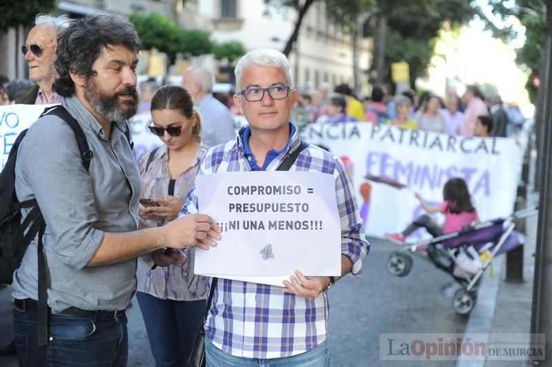 Manifestación contra la violencia patriarcal en Murcia