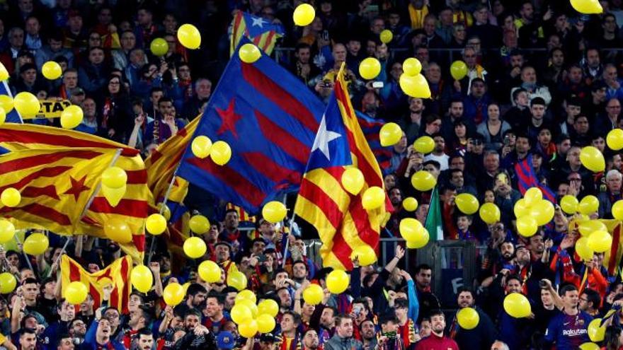 La protesta política centra la cinquena final seguida del Barça a la Copa del Rei