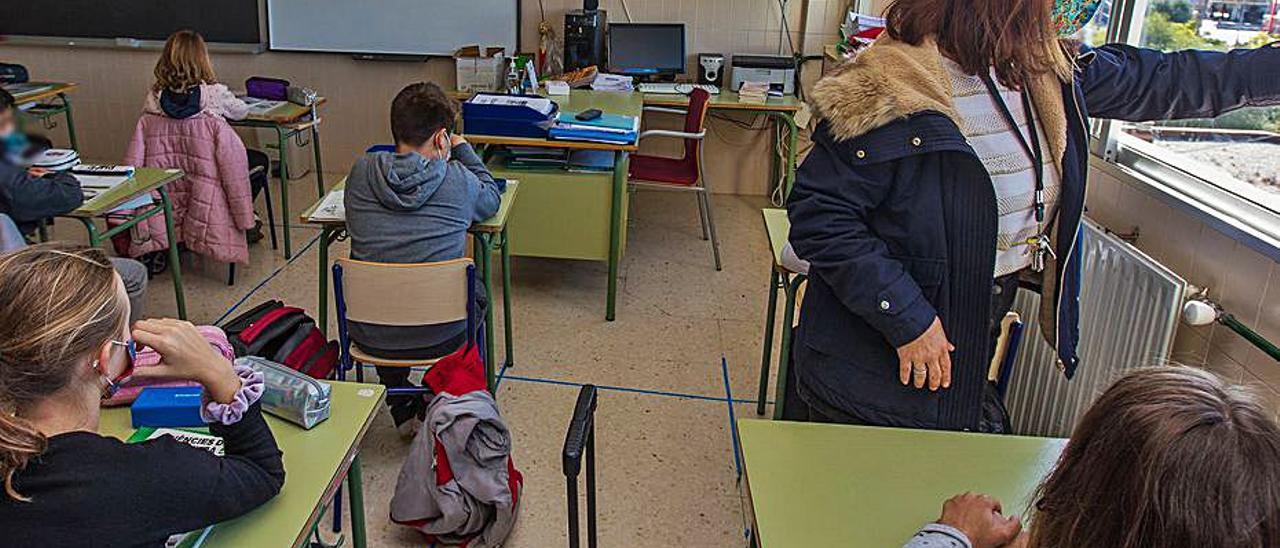 Aula de Primaria en un colegio