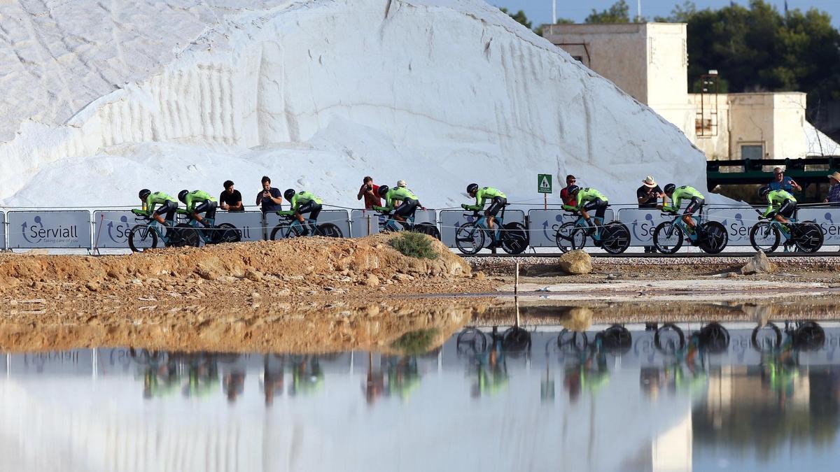 Primera etapa de la Vuelta a España en 2019 disputada el 24 de agosto en Las Salinas de Torrevieja.