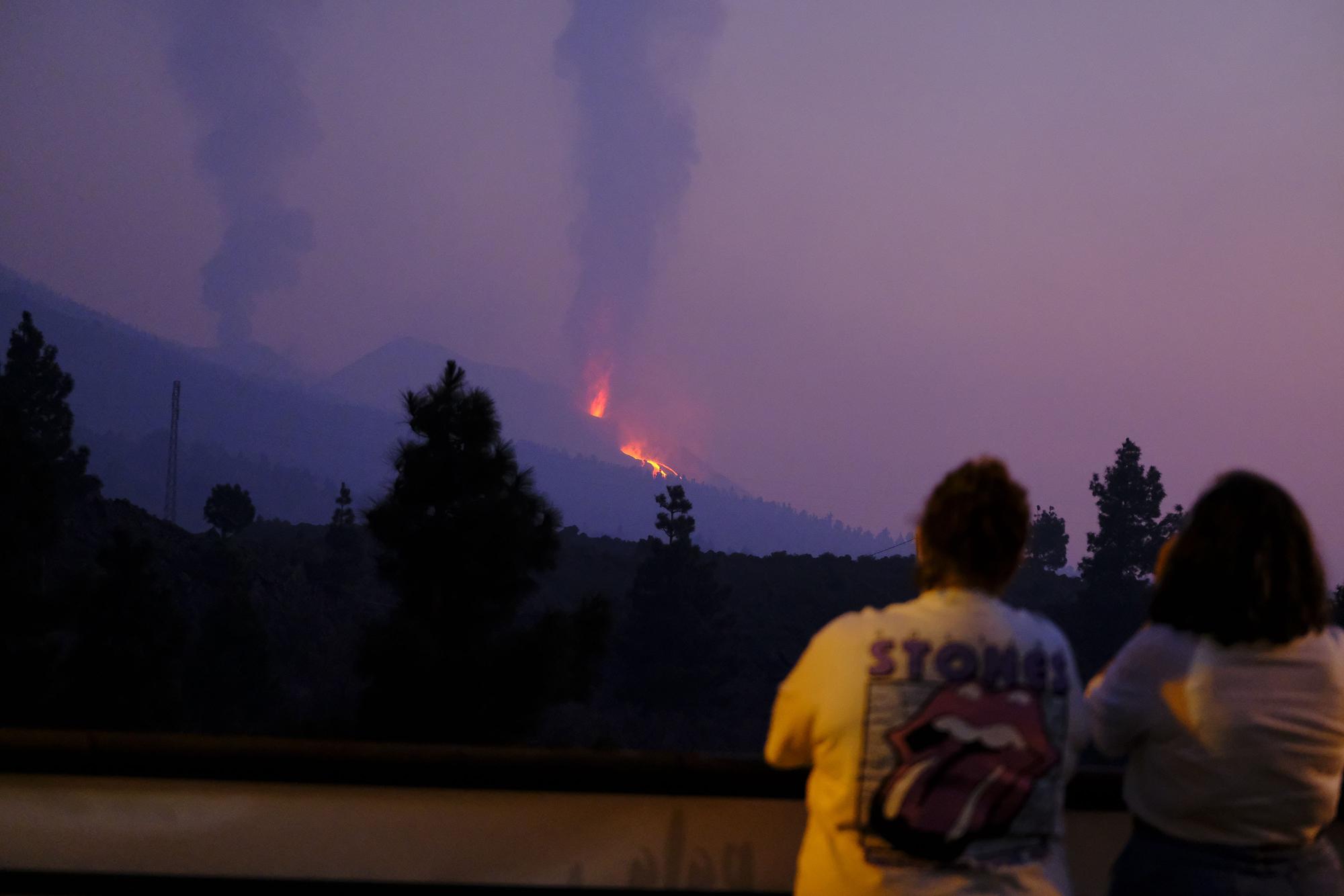 Estado de la erupción del volcán de La Palma (17/10/21)