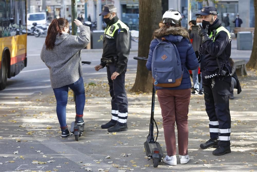 Campanya informativa dels patinets a Girona