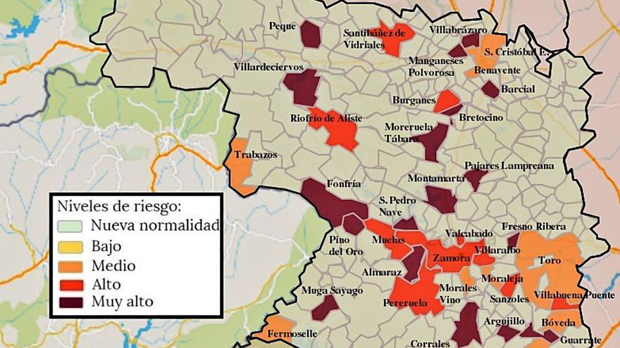 Zamora comenzó el mes de julio con 38 pueblos con algún caso de coronavirus.