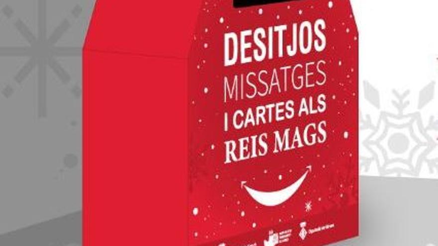 Els nens i les nenes disposaran de bústies per enviar les seves cartes als Reis Mags