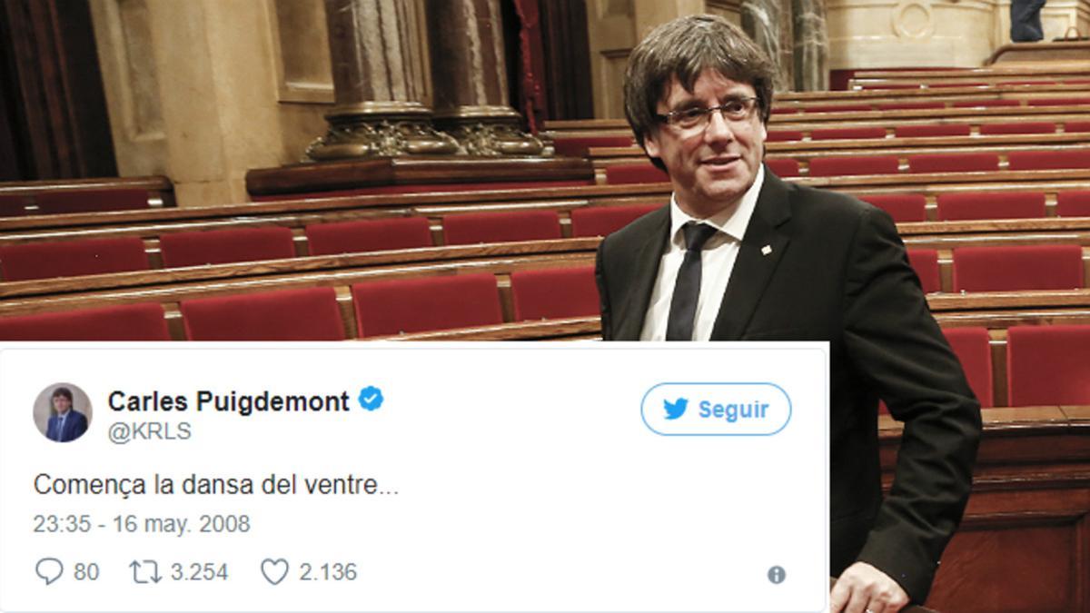 Los tuits de Puigdemont que 'resucitaron' el 10-O