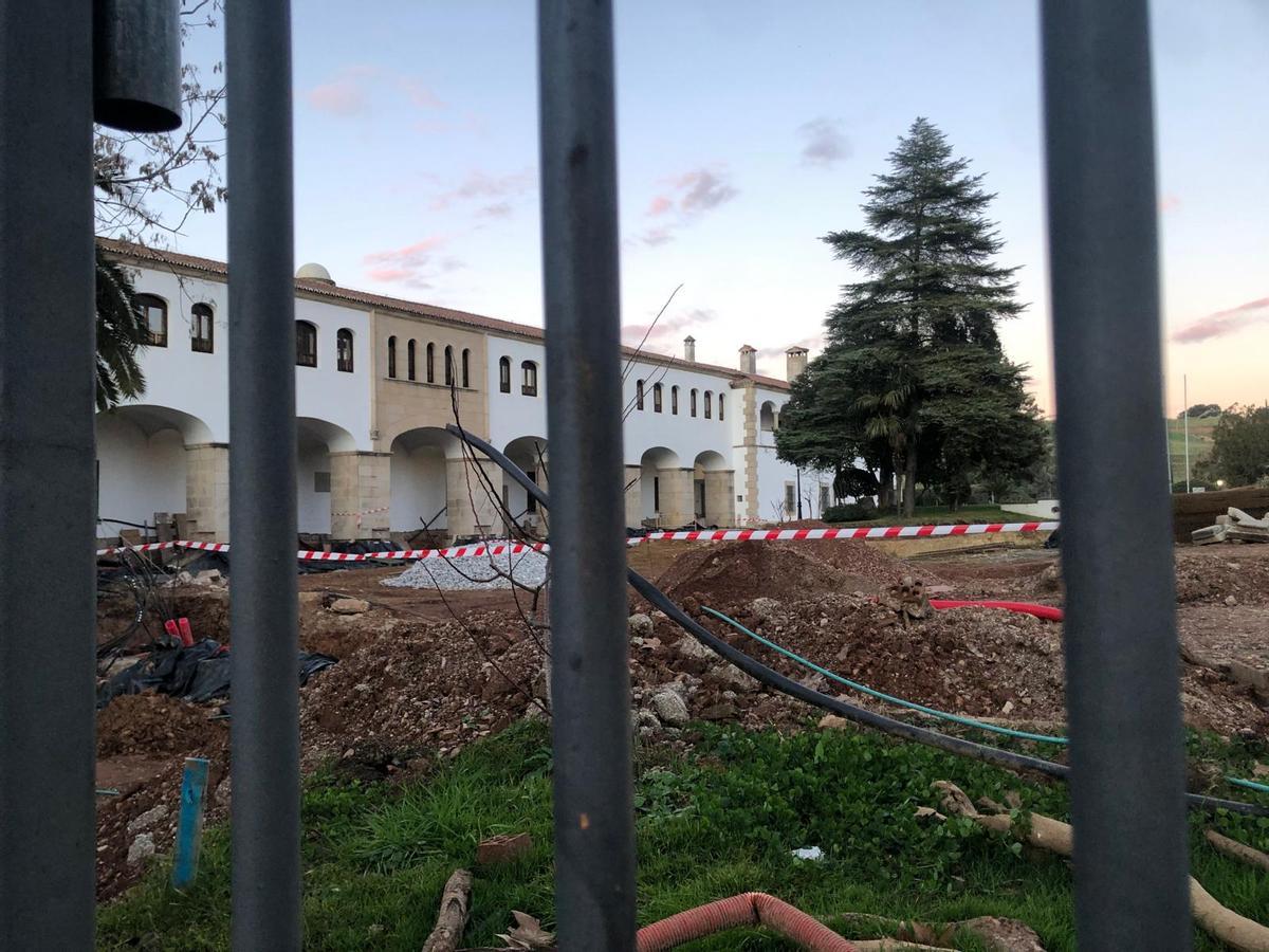 Obras en el San Francisco.