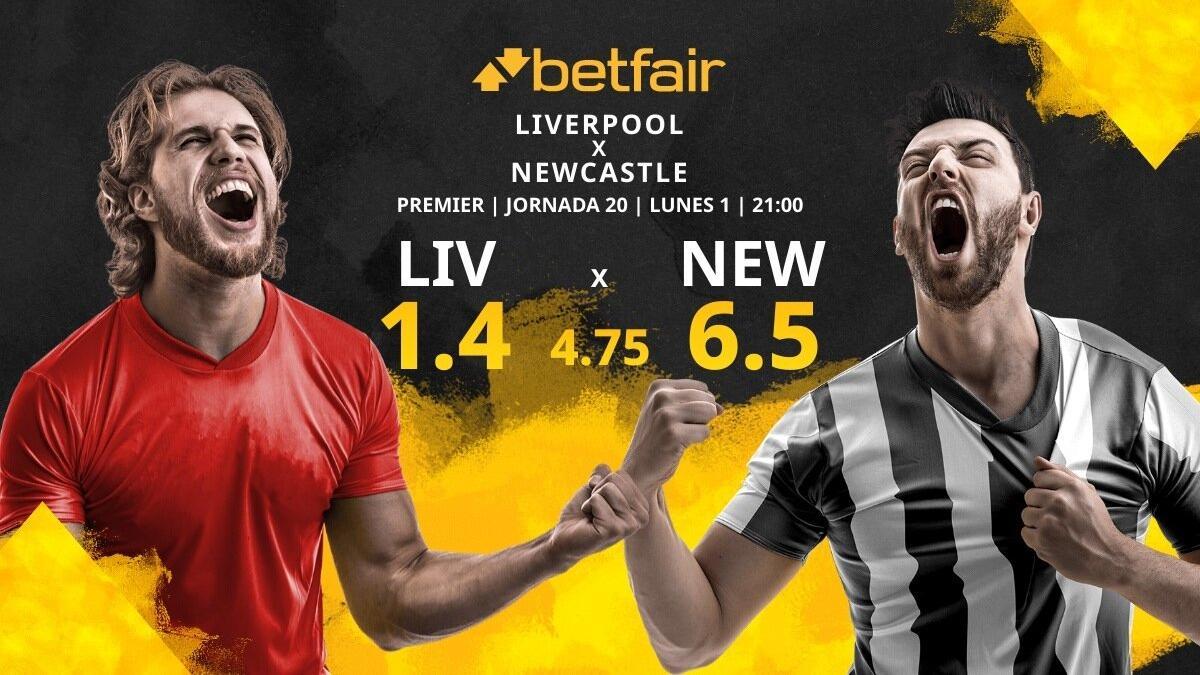 Liverpool FC vs. Newcastle United: horario, TV, estadísticas, clasificación y pronósticos