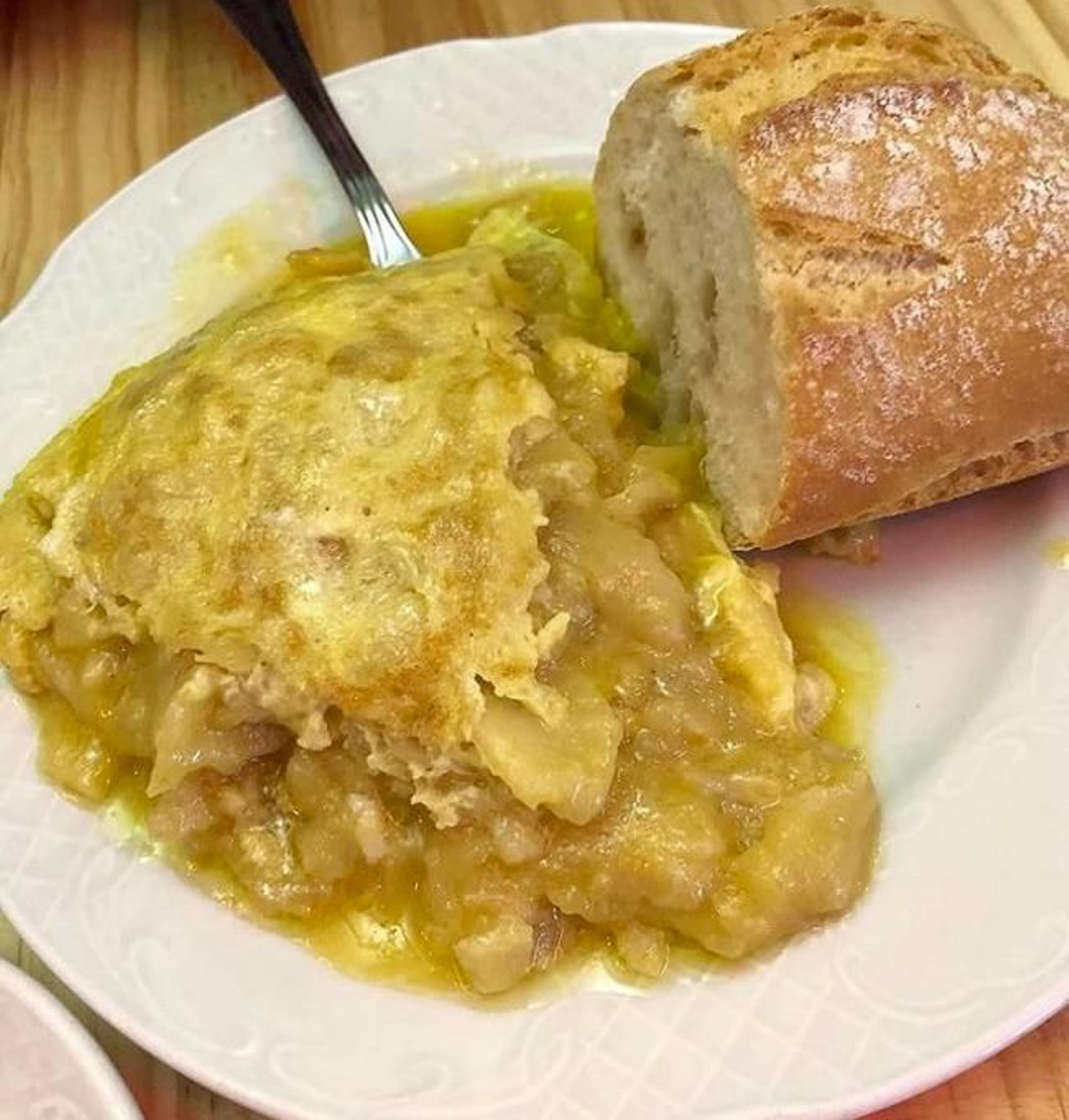 Tortilla de patata de Silkbar, en Madrid