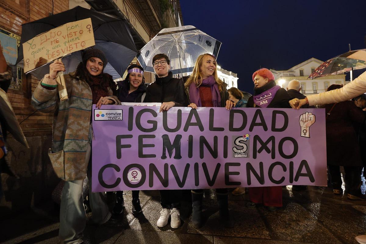 Manifestación en Mérida