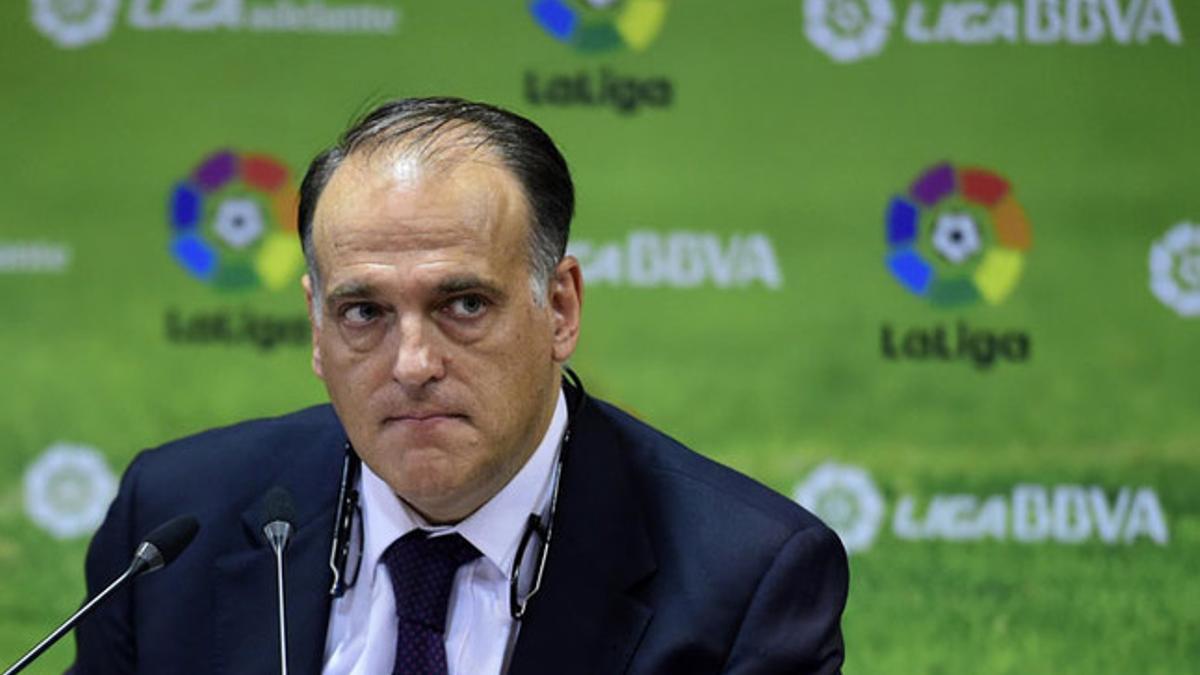 Javier Tebas, presidente de la Liga de Fútbol Profesional (LFP)