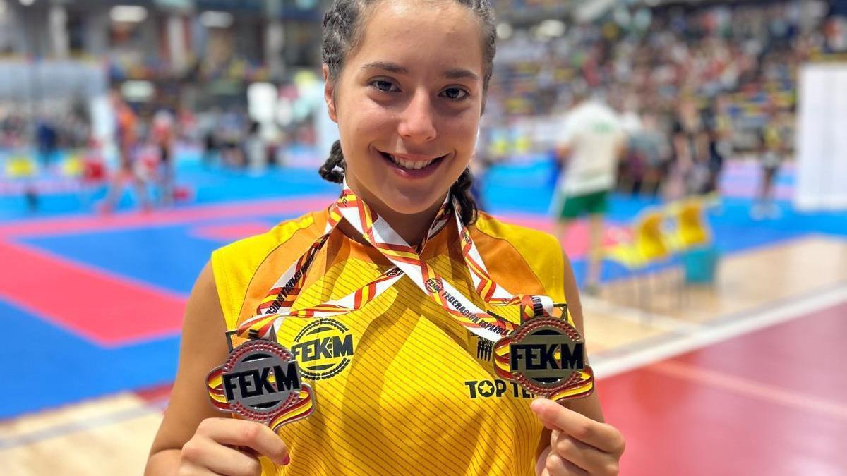 Analía Domínguez en el campeonato de españa 2024.