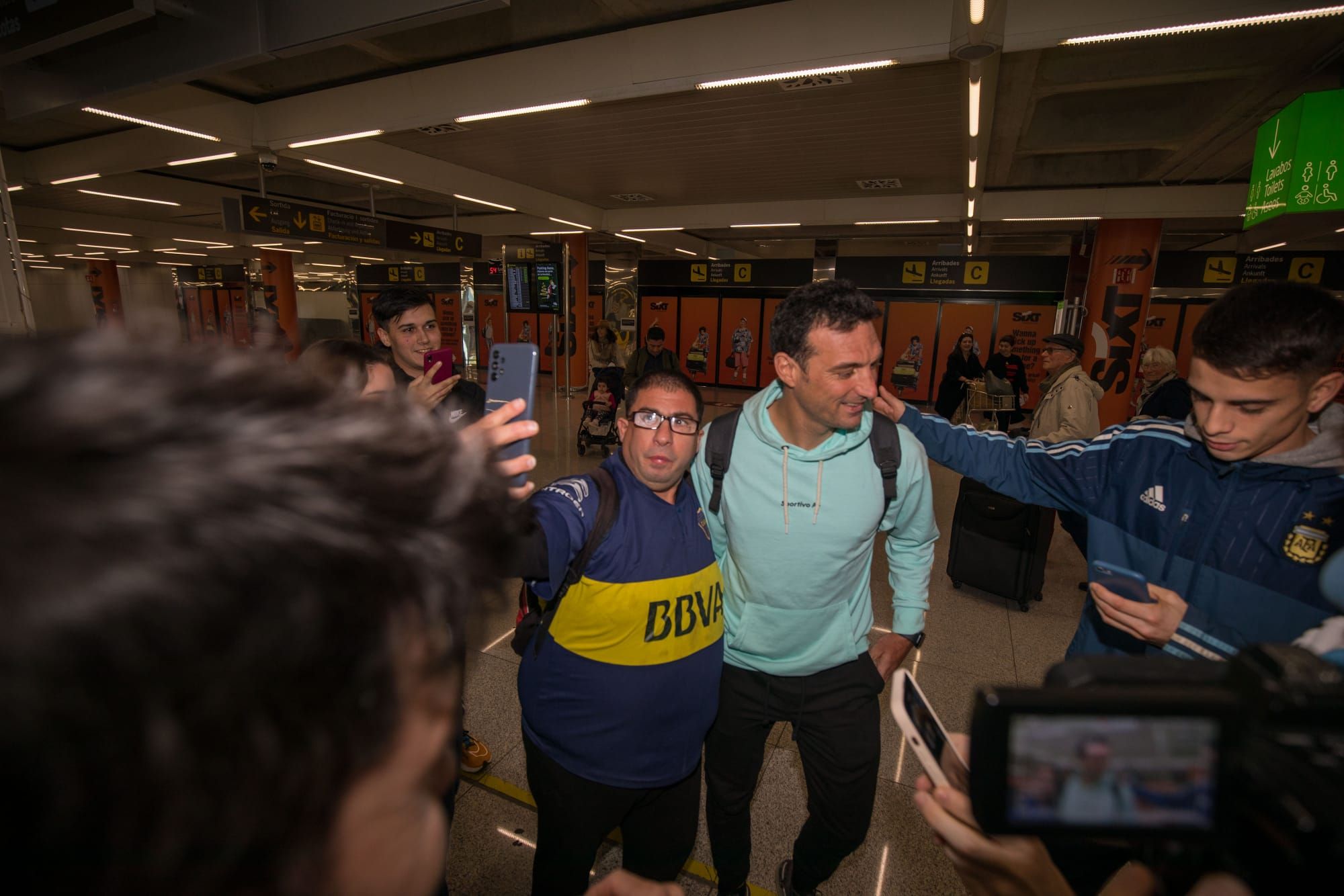 Lionel Scaloni, seleccionador de Argentina, ya está en Mallorca