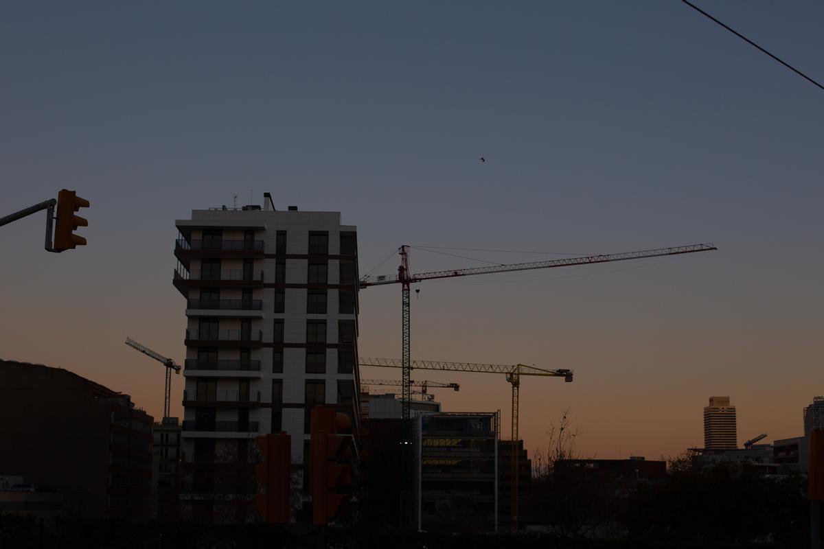 Viviendas en construcción en Barcelona. EP