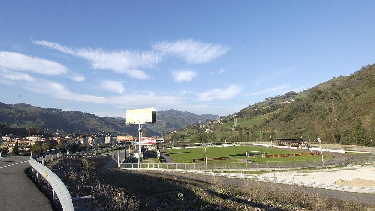 La zona a la que da servicio el paso subterráneo, con la A-66 al fondo.