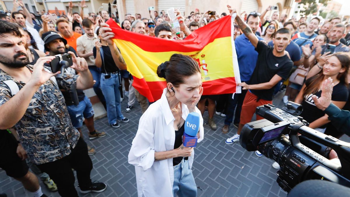 Fallida manifestación no autorizada convocada por grupos de ultraderecha en Torre Pacheco