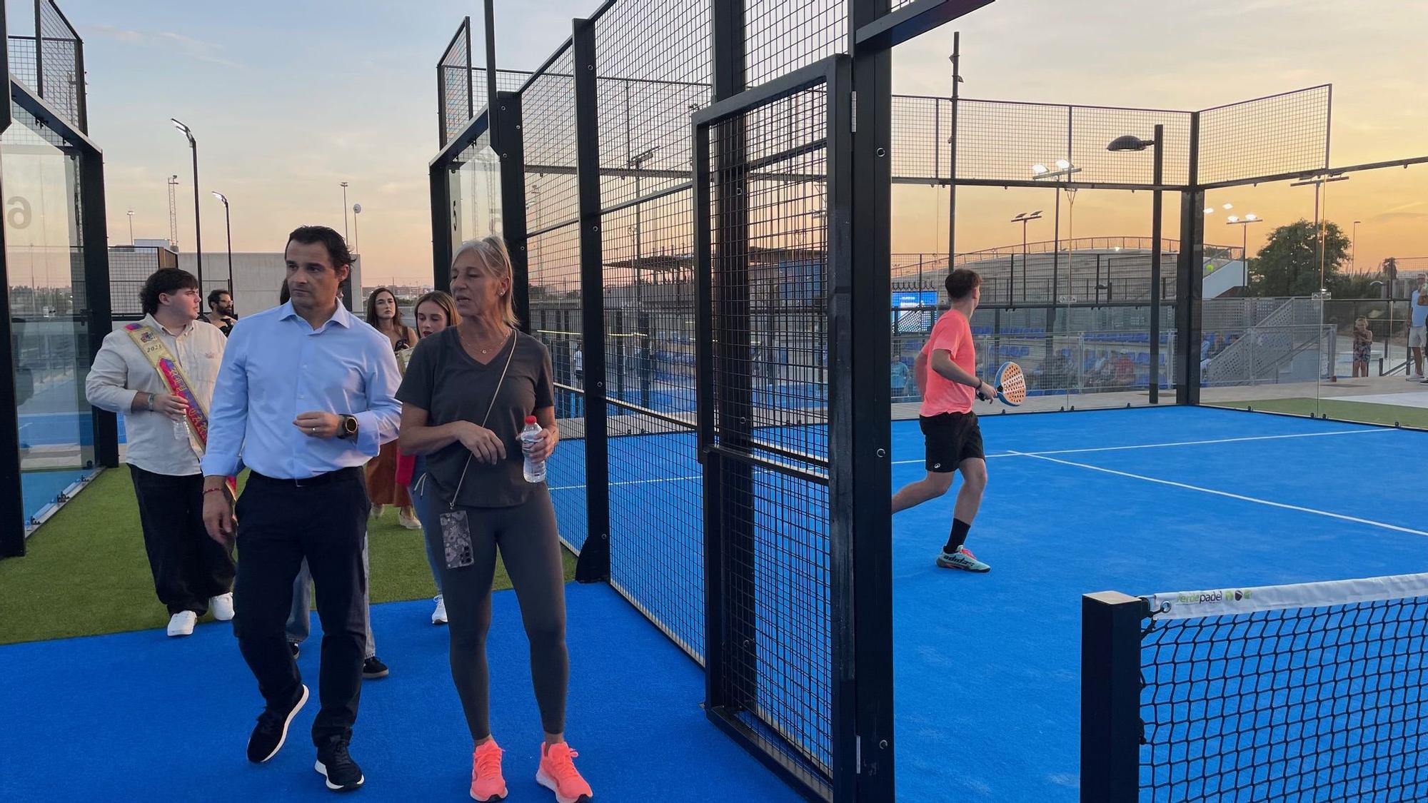 Reapertura de las pistas deportivas de pádel y frontenis en la Ciudad Deportiva de Torrevieja