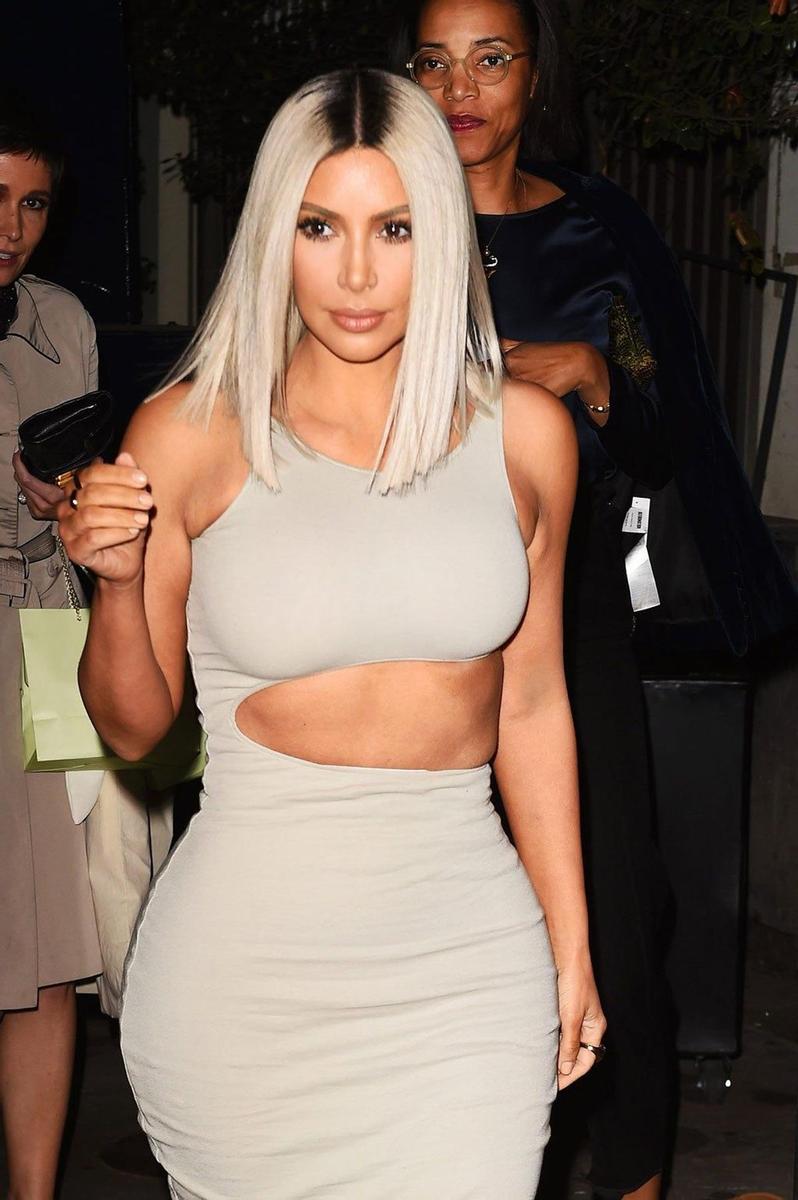 Kim Kardashian y su nuevo corte de pelo
