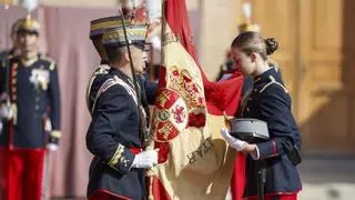 VÍDEO | La princesa Leonor jura la bandera en Zaragoza