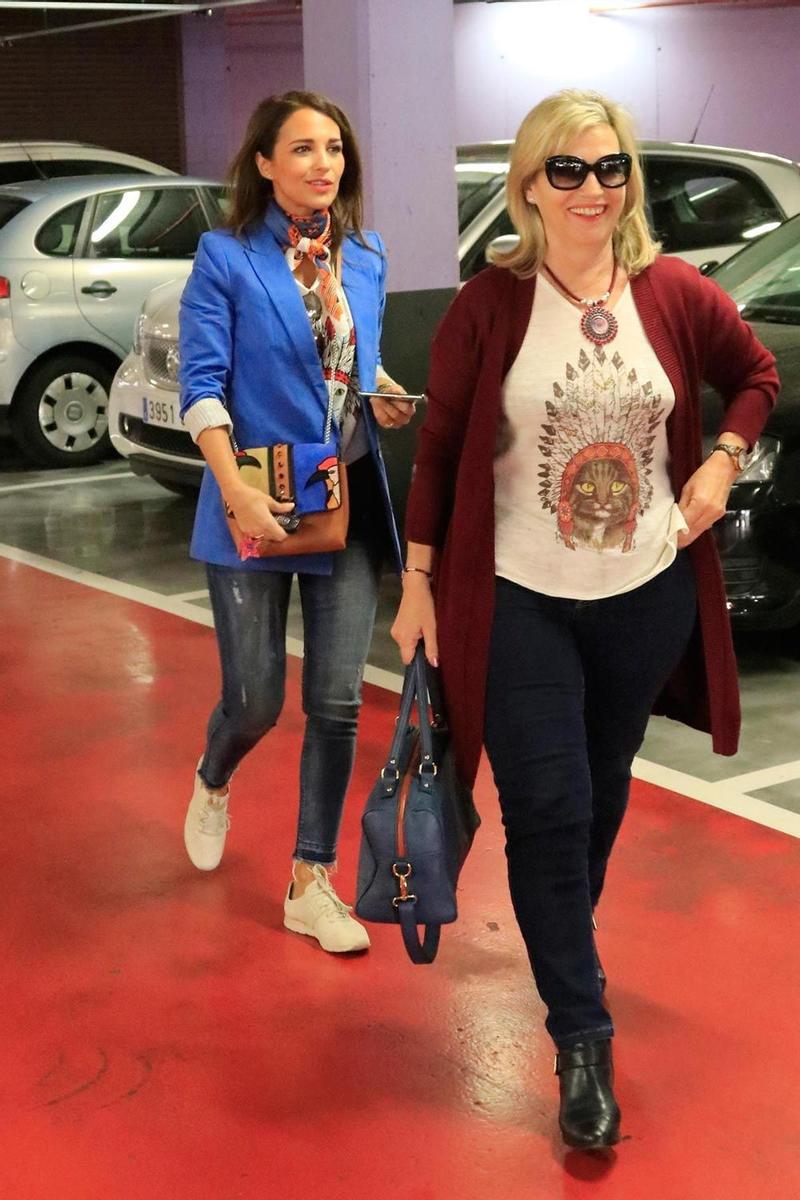 Paula Echevarría, en un centro comercial