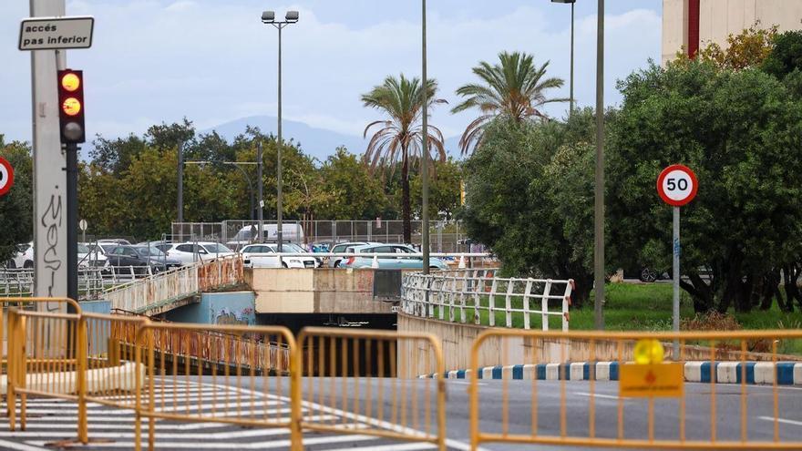València cierra sus túneles ante la alerta por lluvias