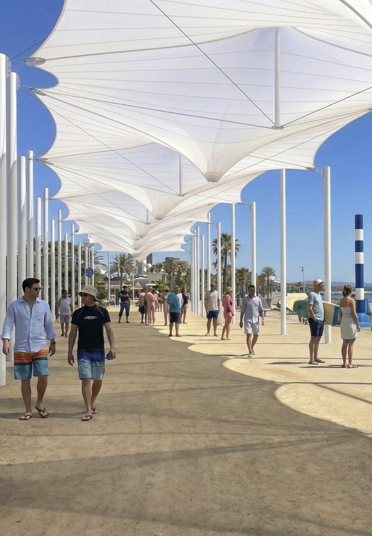 Barcelona estrena 75 nous espais públics d’ombra