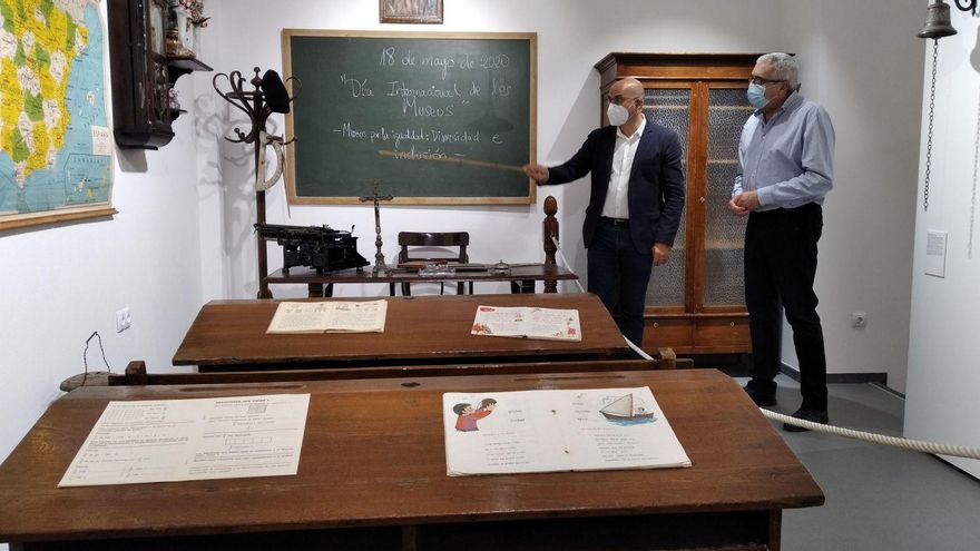 Aula ‘multiépoca’ en el Museo Andaluz de la Educación, en Alhaurín de la Torre.