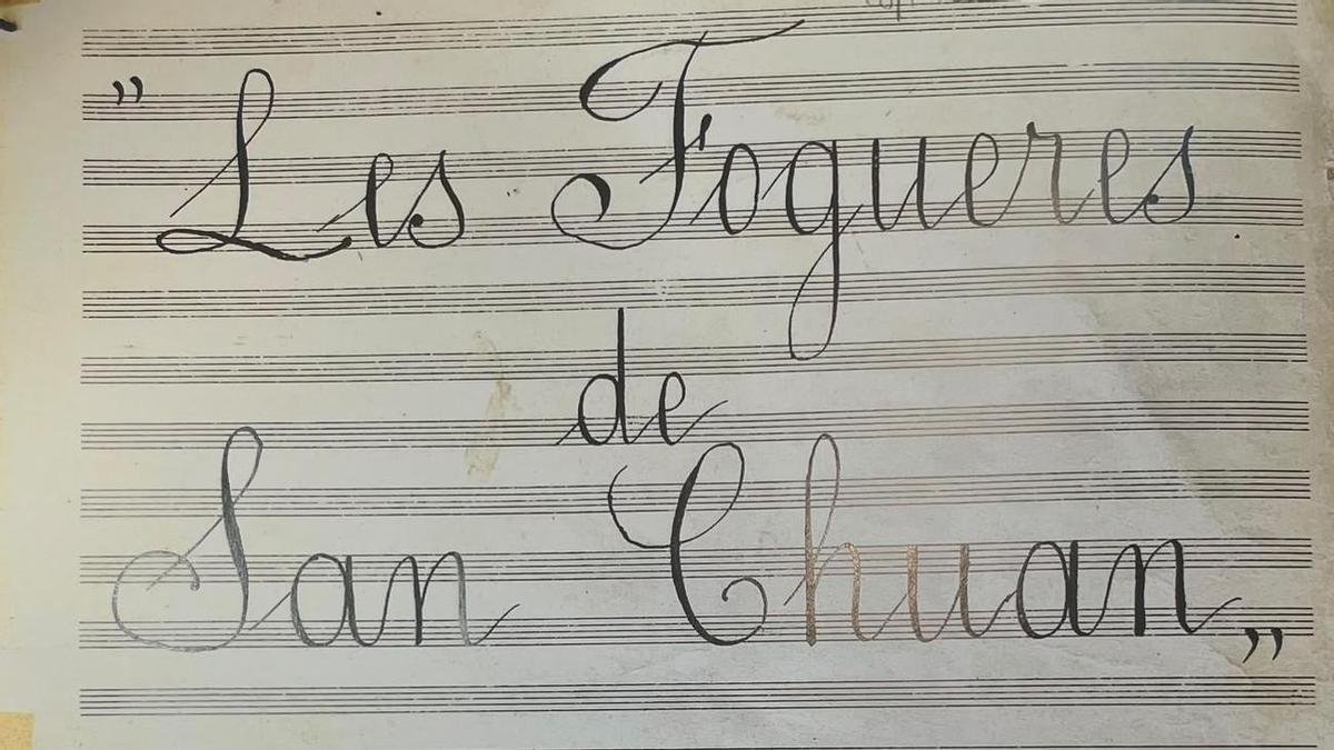 "Les Fogueres de San Chuan" de Alicante,  el pasodoble que se hizo himno