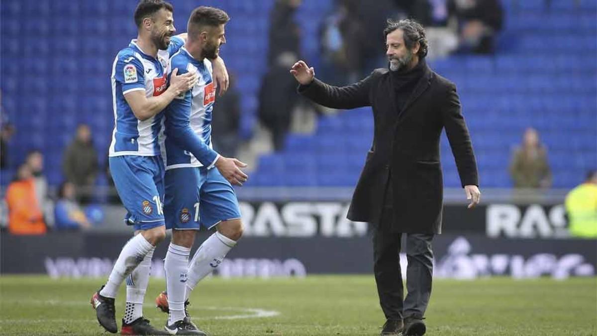 Quique valoró el buen trabajo de sus jugadores