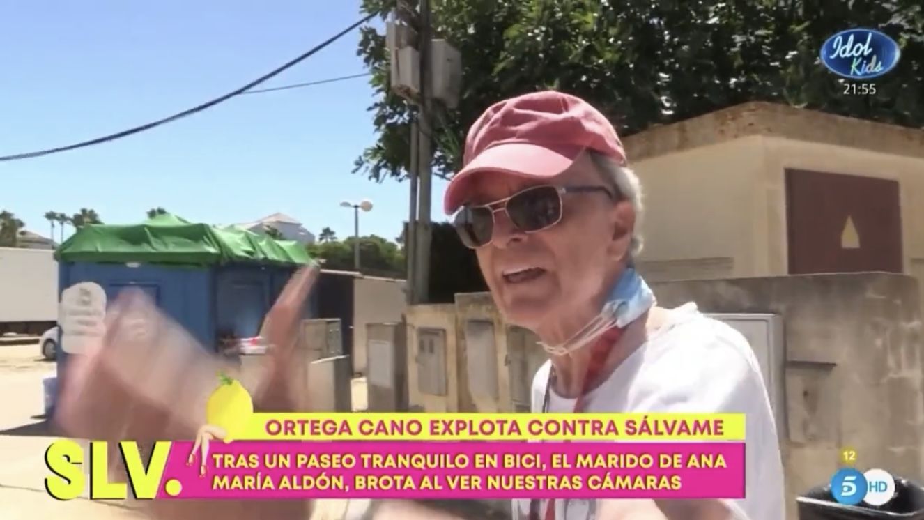 Ortega Cano, a gritos con las cámaras de 'Sálvame'