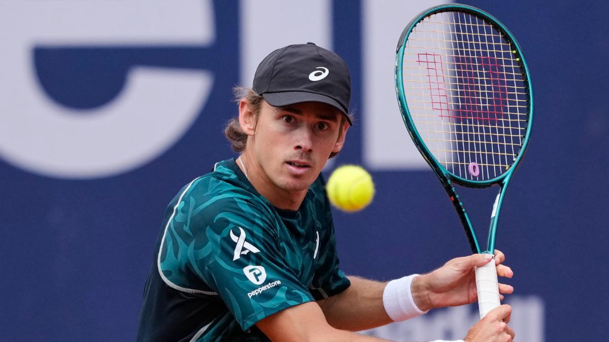 Álex de Miñaur, en el Barcelona Open