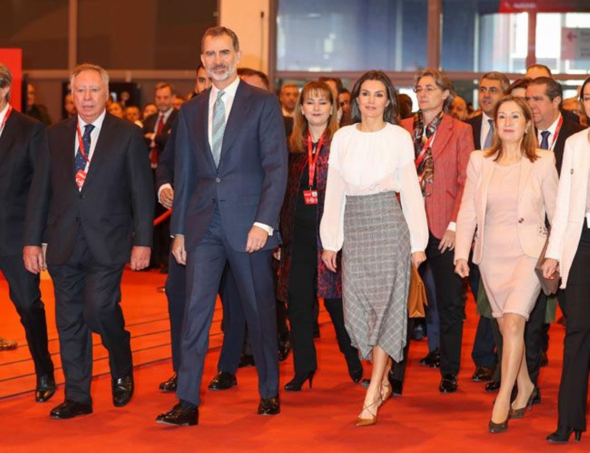 Letizia Ortiz y el rey Felipe VI inauguran FITUR 2019