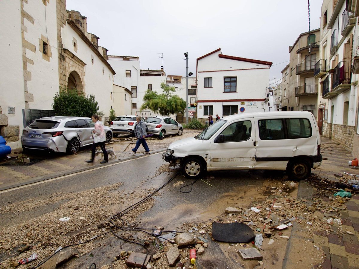 Destrozos provocados por la dana en Godall (Montsià)