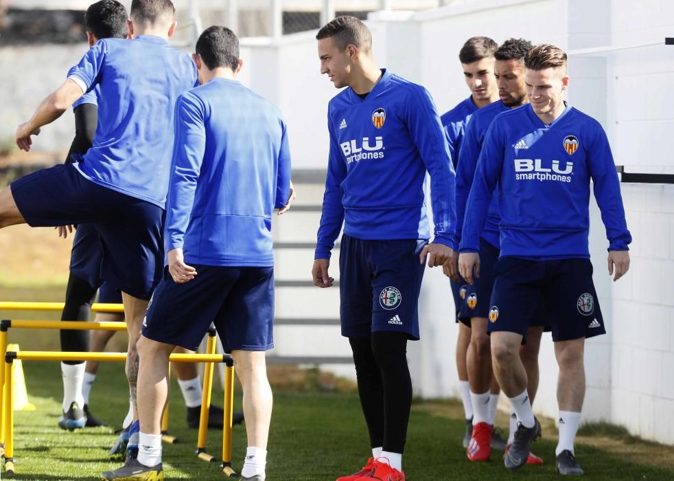 Último entrenamiento antes de viajar a Krasnodar