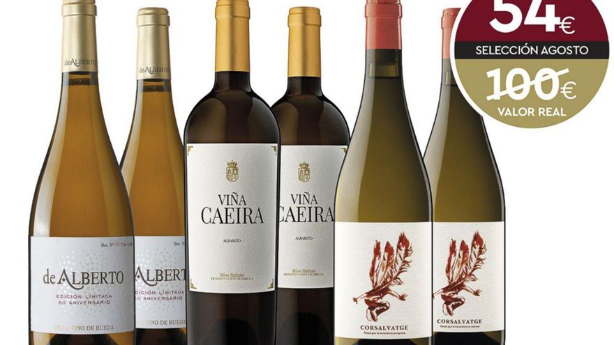Tres blancos de categoría para servir a la mesa este mes de agosto