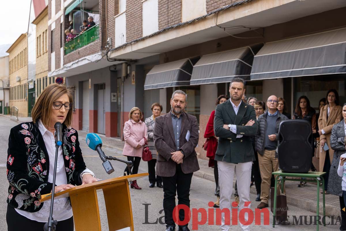 Una calle en Caravaca recuerda al profesor Juan Antonio Giménez Ramírez