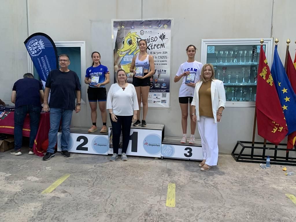 Entrega de premios del Cross Paraíso Xtreme