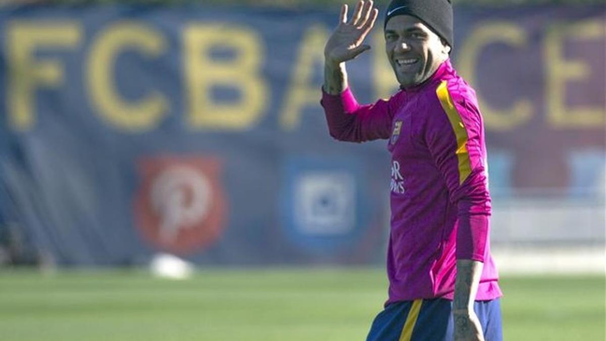 Dani Alves, jugador del FC Barcelona