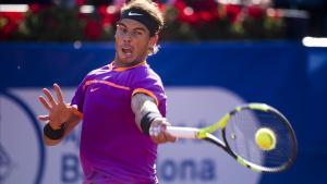 Nadal, durante su partido de cuartos de final.